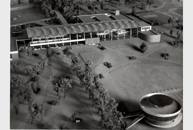 Terme di Merano, plastico, 1960
