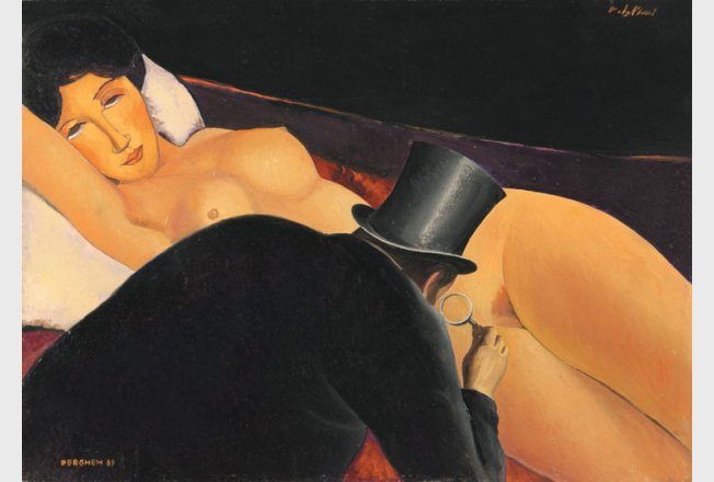 Il collezionista (da Modigliani)
