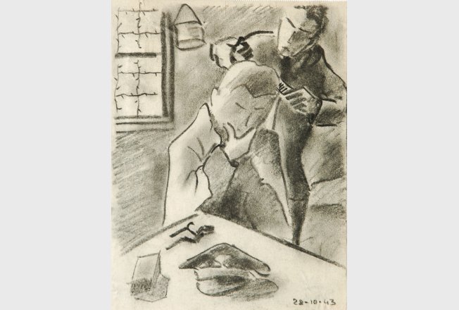 The official barber, 28 October 1943.
